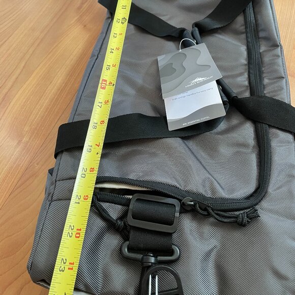 High Sierra Essential Duffel Bag, Mercury Black 60 L. Gym Travel Carry On. NWT - Picture 9 of 16